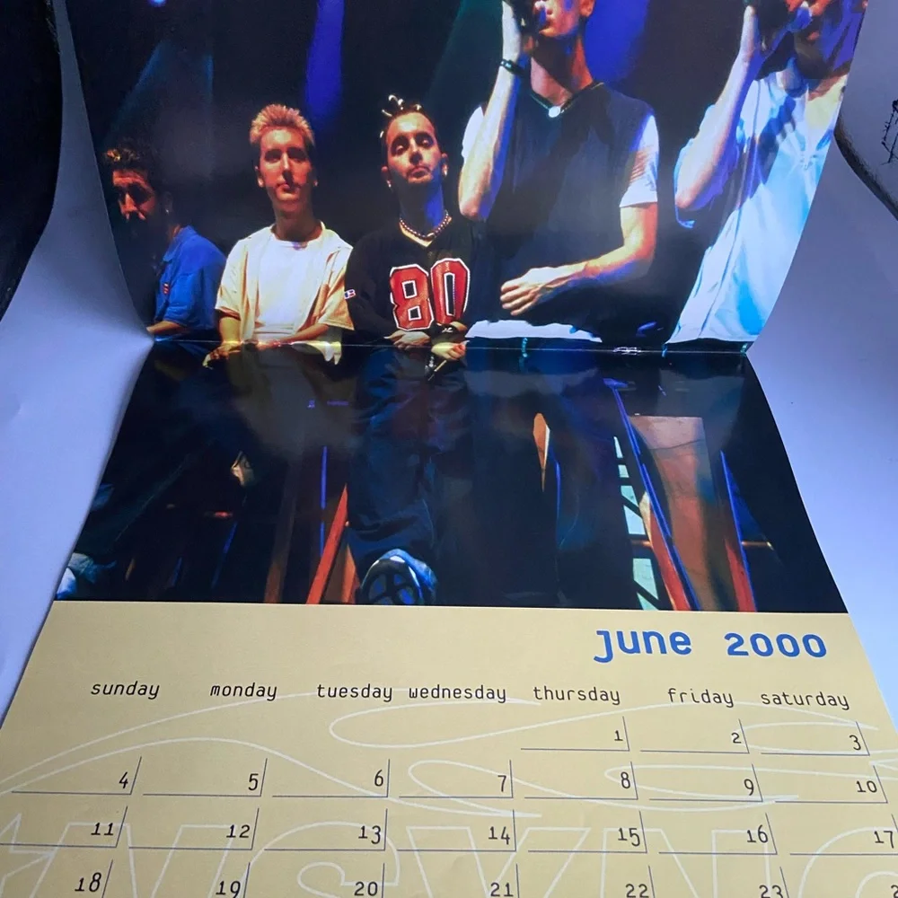 NSYNC Year 2000 16 month Wall Calendar